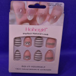 12 coloured nails set