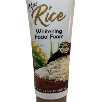 Cutish New Rice Whitening Facial Foam (White)