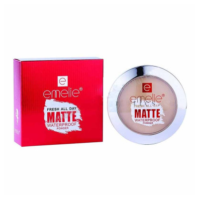 Emelie Matte Waterproof  Compact  Powder.