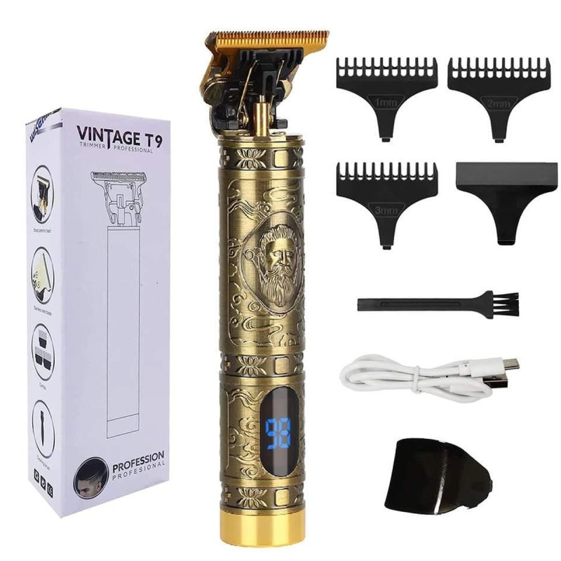 Elitecosmetics  Original Vintage T9 Rechargeable Hair Trimmer for Men Beard Trimmer.
