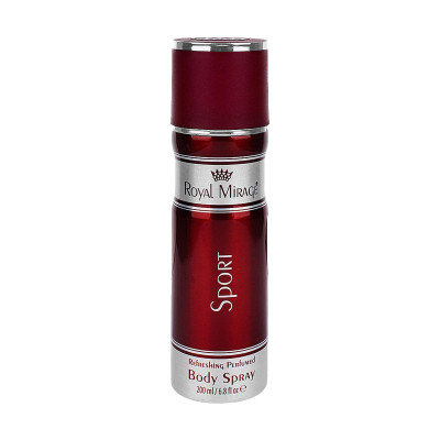 Royal Mirage Sport Refreshing Perfumed Body Spray, For Men & Women, 200ml