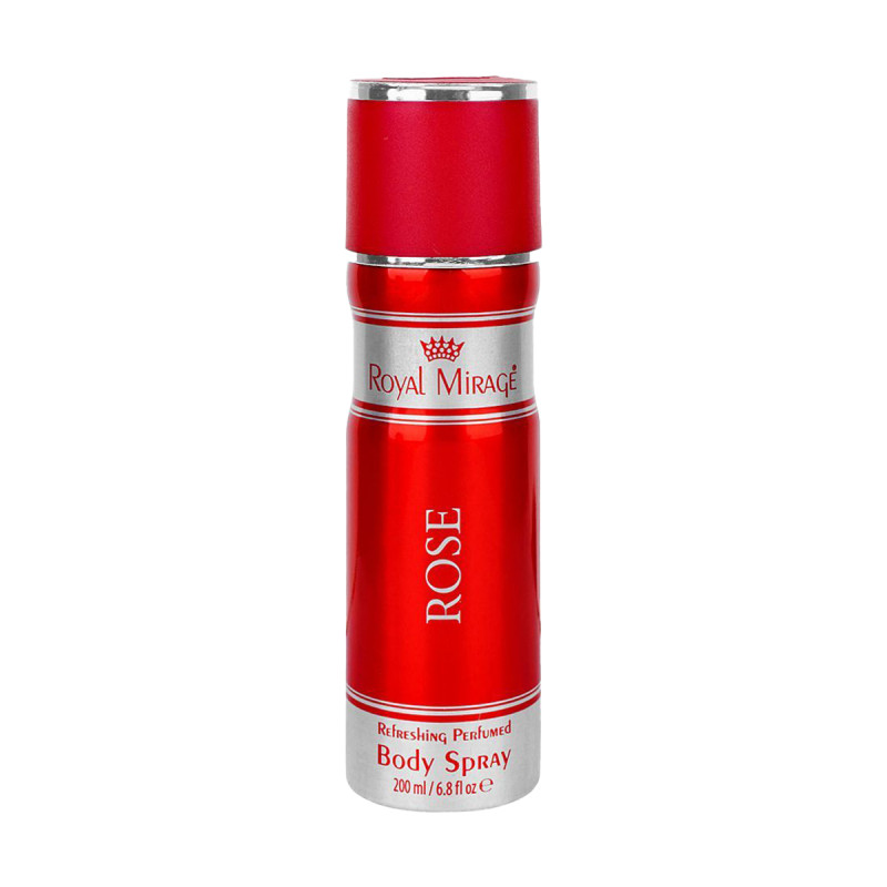 Royal Mirage Rose Refreshing Perfumed Body Spray, For Men & Women, 200m