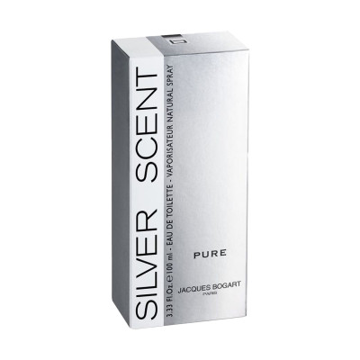 Jacques Bogart Silver Scent Pure Eau De Toilette, Fragrance For Men, 100ml
