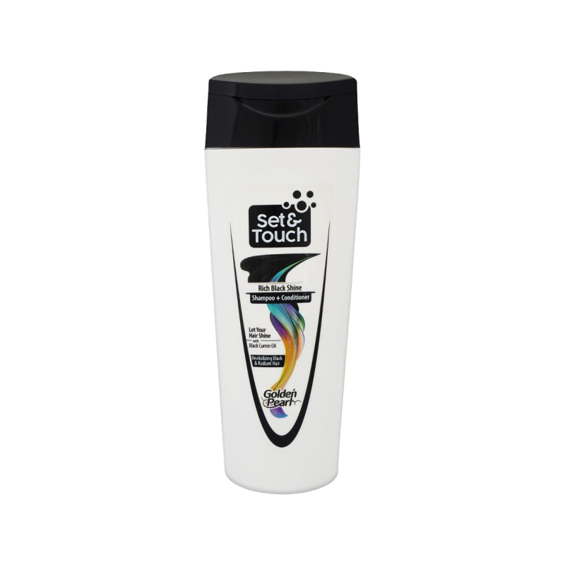 Golden Pearl Set & Touch Rich Black Shine Shampoo + Conditioner
