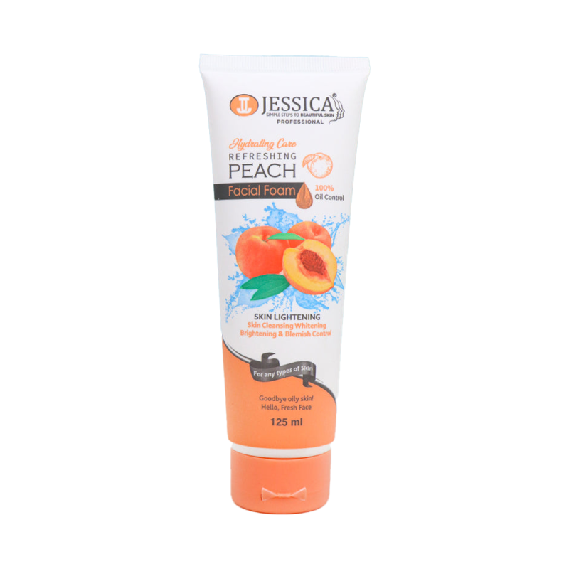 Jessica Refreshing Peach Facial Foam/Face Wash - 125ML