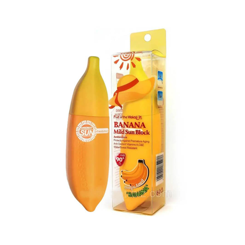 WOKALI MILD SUN BLOCK BANANA SPF 90 WKL 329 80 ML