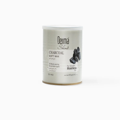 Derma Shine Charcoal Soft Wax Hairless Skin 800G/28.2 Oz