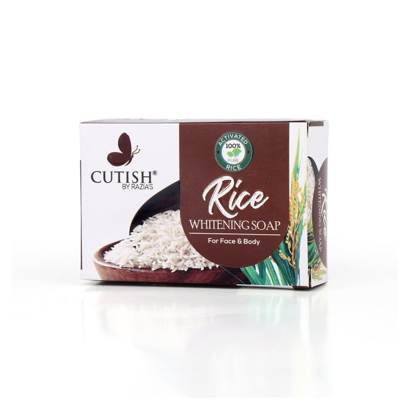Cutish Rice Whitening Soap