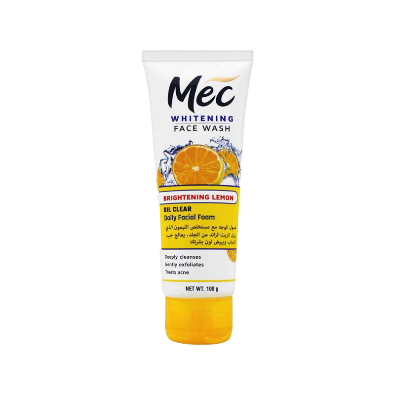 Mec Whitening Face Wash Brightening Lemon