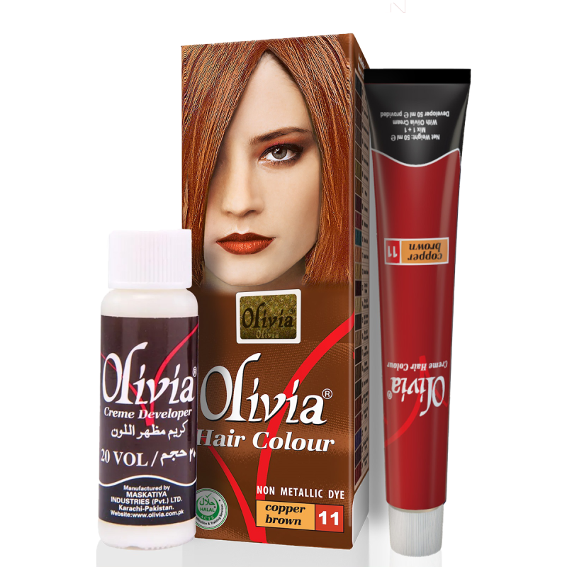 Olivia Copper Brown Hair Colour