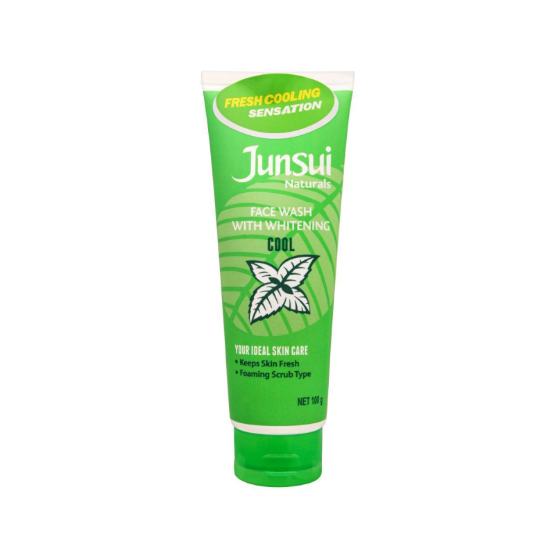 Junsui Cool Facial Wash With Whitening, 100g