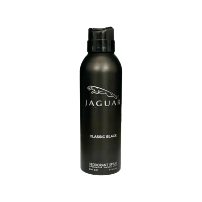 Jaguar Classic Black Body Spray Deodorant For Men 200 ML