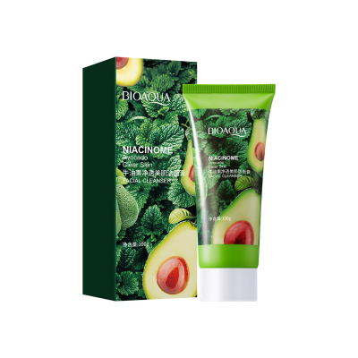 BIOAQUA Niacinome Avocado Elasticity Moisturizing Facial Cleanser 100g