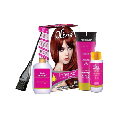 Olivia Intense Premium Hair Colur Medium Intense Red Blonde 9.0