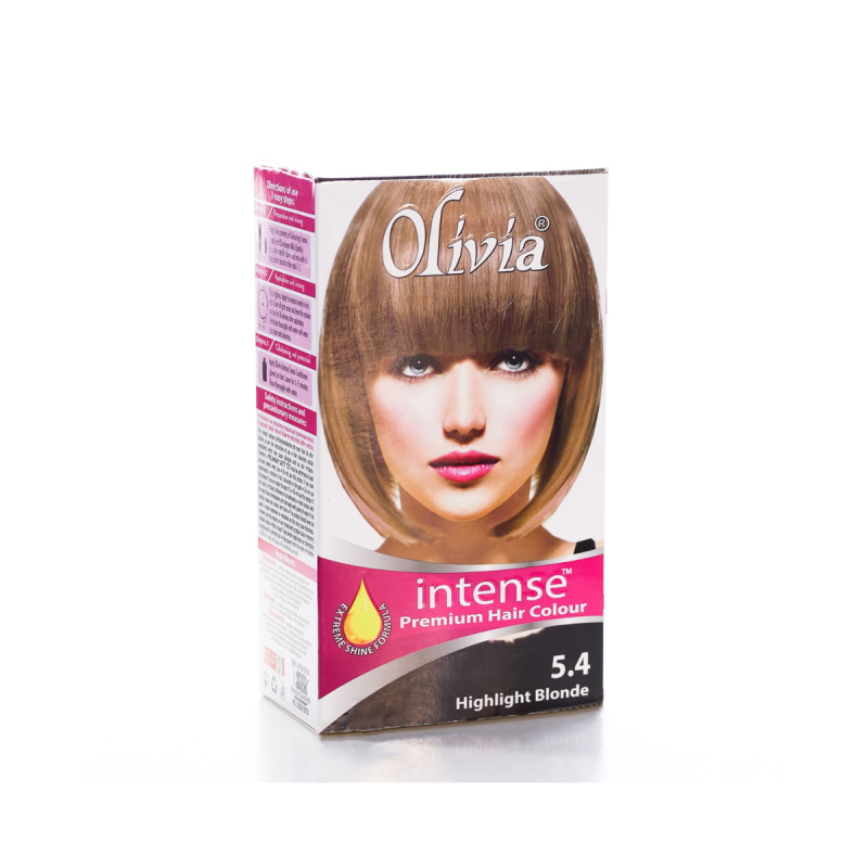Olivia Intense Premium Hair Colur Highlight Blonde 5.4