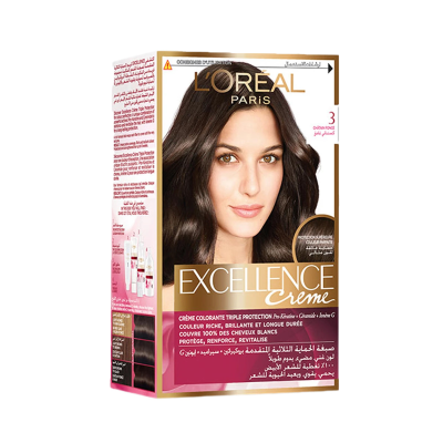 L'Oreal Paris Excellence Creme Hair Colour, Dark Brown 3