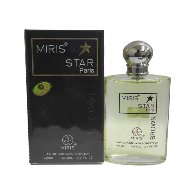 Miris Star Paris Brown EDP 100ml PERFUME Spray For Men & Women