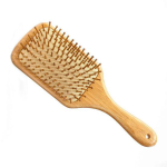 wooden hair brush