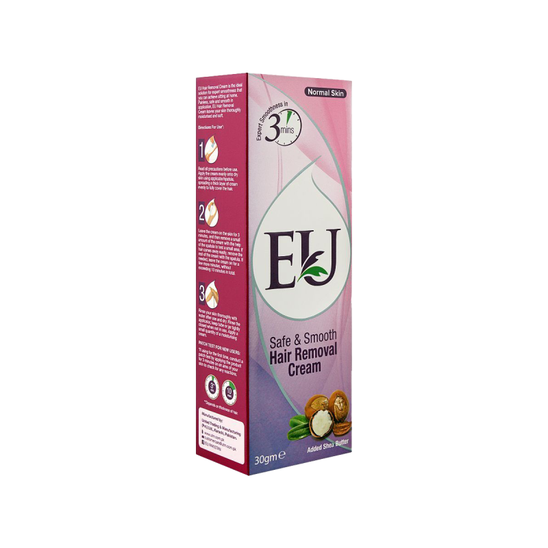 EU Safe & Smooth Normal Skin Hair Removal Cream, 30g