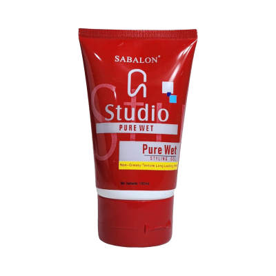 Sabalon Studio Pure Wet Styling Gel Long Lasting Hold For Girls , Men & Women 100ml