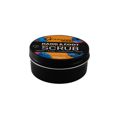 Glamorous Face Hand & Foot Scrub, Brightening Scrub 50gm