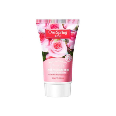 OneSpring Rose Moisturizing & Glowing Cleansing Gel Gentle Oil Control Deep Cleansing Pore Skin Care 100g YZC76569