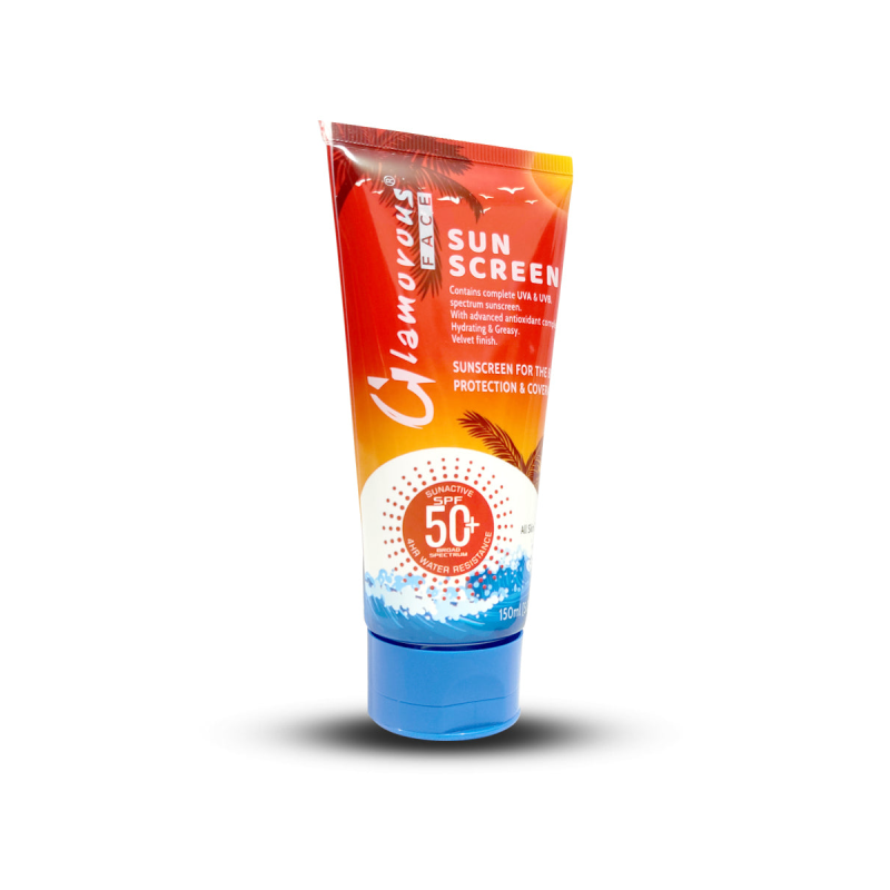 Glamorous Face Sun Screen Lotion Sunblock SPF50+ UVA UVB