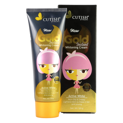 Cutish Gold Instant Whitening Cream Active White 120g AJ-03