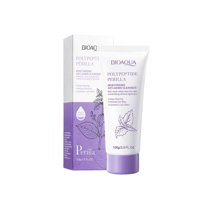 Bioaqua Polypeptide Perilla Moisturizing Anti-Aging Cleanser 100g