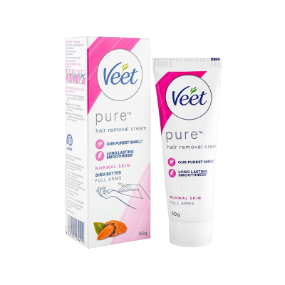 Veet Pure Shea Butter Normal Skin Hair Removal Cream, 50g