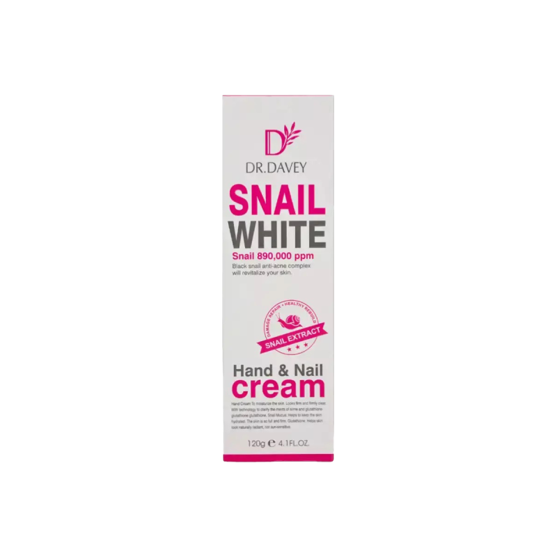 Dr. Davey Snail White Hand and Nail Cream Moisturizing Cream- 120gms