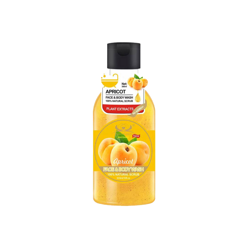 Pretty Cowry Apricot Face & Body Wash 300ml