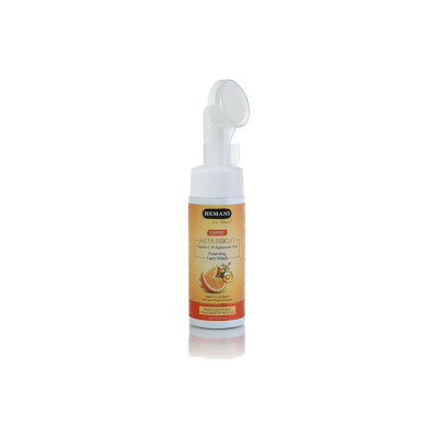 Hemani Expert Insta Bright Vitamin C & Hyaluronic Acid Foaming Face Wash, 150ml