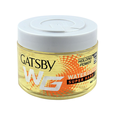 Gatsby WG Water Gloss Super Hard Holding Power 5 Hair Gel, Wet Look, 300gm